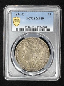 1894-O Morgan Silver $1 Dollar PCGS XF40 (Gold Shield) - Picture 1 of 5