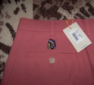 NEU PETER MILLAR Polyester Golfshorts SHINNECOCK HILLS GOLFSCHLÄGER Gr. 38 lachs - Bild 1 von 7