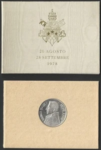 1978 Vaticano Giovanni Paolo I Lire 1.000 silver cpl FDC-MS65 - Imagen 1 de 1
