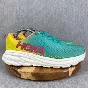 Hoka One One Rincon 3 Shoes Womens Size 9.5 Blue Green Sneakers Running Athletic - Picture 1 of 10