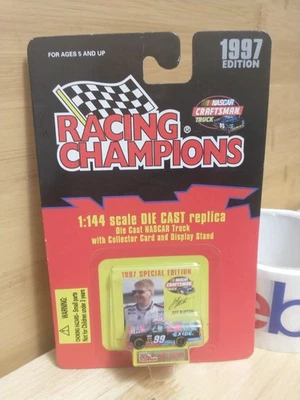 Camión Exide Racing Champions NASCAR 1/144 diecast #99 camión Jeff Burton 1997 nuevo en paquete Foto 1 de 4