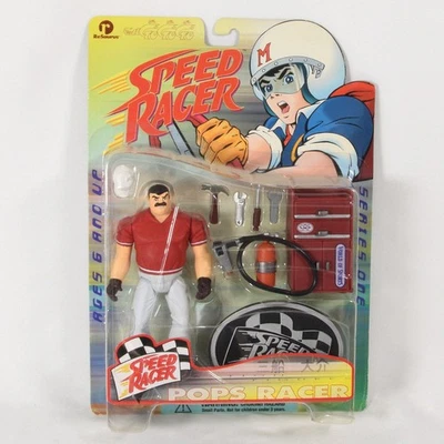 Figura de acción ReSaurus Speed Racer Series 1 Pops Racer 1999 NUEVO Foto 1 de 3