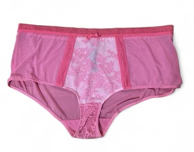 Adore Me Panty Sz 4XL Morning Glory Hipster Floral Lace Semi Sheer Sexy Feminine - Image 1 of 4