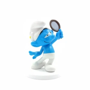 Sbabam Puffi Serie 1 (2016) - Puffi vanità sulla base (9 cm/3,5") + Borsa misteriosa - Foto 1 di 9