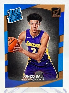 LONZO BALL RC 2017-18 Panini Donruss Basketball #199 RATED ROOKIE - Picture 1 of 2