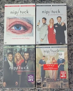 Nip Tuck Season 1-4 DVD 1,2,3,4 NEW SEALED NEVER TRUST STOCK PICS Shipped In 📦 - Imagen 1 de 3