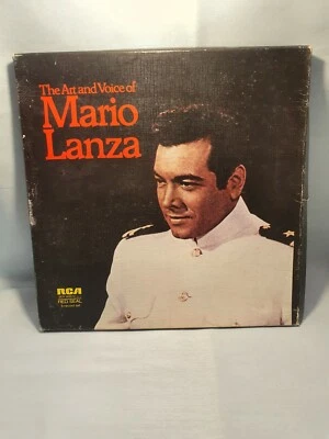 X3 Vinyl Record LPs - Mario Lanza - The Art And Voice of Mario Lanza - RCA 1978 - Image 1 of 4