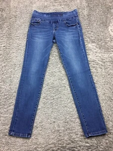 Jag Jeans High Rise Skinny Pull On Jeans Womens Size 6P Petite Blue Denim - Picture 1 of 15