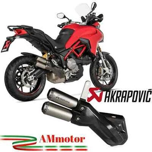 Akrapovic Ducati Multistrada 950 S 2022 Pot D Echappement Moto Silencieux Titane - Photo 1/7