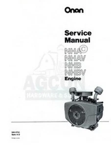 Manual de servicio del motor ONAN NHAV NHB NHBV 940-0753 - Imagen 1 de 1