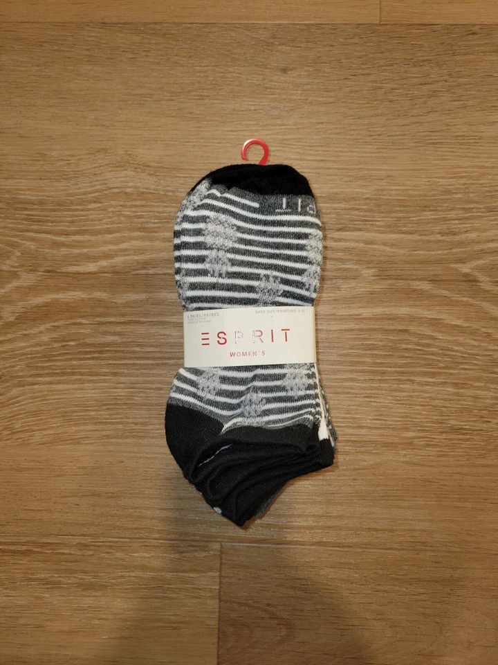 Easy Spirit Mujer Calcetines 5 Pares No Show Calcetines Piña Talla 4-10 Nuevos Foto 1 de 4