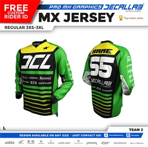 Camiseta de carreras Decallab Motocross MX BMX DH - Imagen 1 de 6