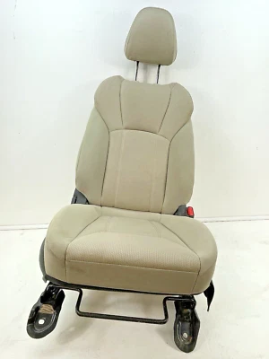 2017 - 2023 SUBARU IMPREZA 前右手乘客手动座椅棕褐色布!!STAINS!! — 第 1/4 张图片