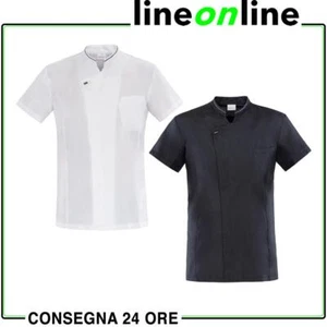 Giacca cuoco Giblor's Apollo ultra leggera e traspirante a maniche corte - Imagen 1 de 7