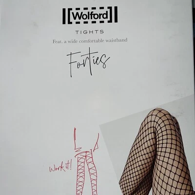 Medias Wolford Forties Fishnet Color: Miel Tamaño: Extra Pequeño 19264 - 07 Foto 1 de 3