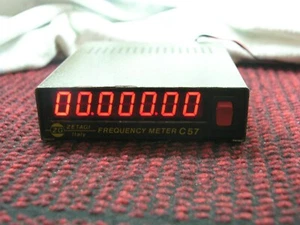 FREQUENZIMETRO ZETAGI A 7 CIFRE CONTATORE FREQUENZA c57 ! CB-HF ! - Zdjęcie 1 z 16