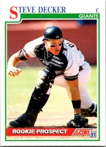 1991 Score #710 Steve Decker - Picture 1 of 1