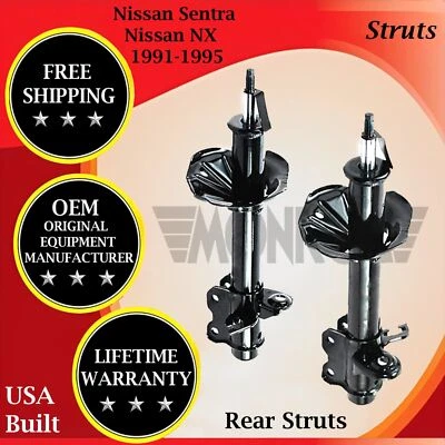 Puntal trasero Monroe genuino OEM para Nissan Sentra/NX 1991-1995 garantía de por vida Foto 1 de 4