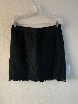 Joe Fresh 黑色蕾丝内衬裙 8 码 — 第 1/4 张图片