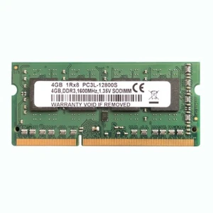 2x4GB 1RX8 PC3L-12800S DDR3L 1600Mhz 1.35V 204Pin Laptop Memory RAM..- - Picture 1 of 4