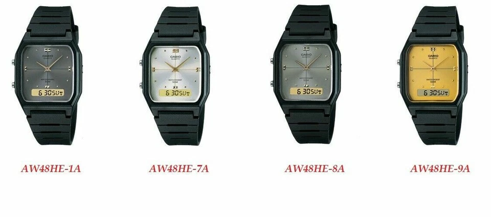 Reloj Casio AW48HE Series Hombre Digital Analógico Doble Hora Foto 1 de 1