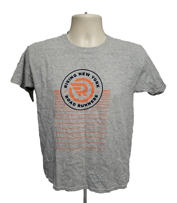 Camiseta gris grande juvenil NYRR Rising New York Road Runners Foto 1 de 4