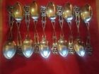 Southern Rhodesian Defence Forces Sterling Silver Teaspoons. Ww2 X 10 Excellent