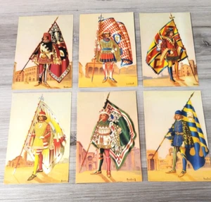Vintage Italy Postcard Paggi delle storiche Contrade di Siena Set of 6 - Picture 1 of 19