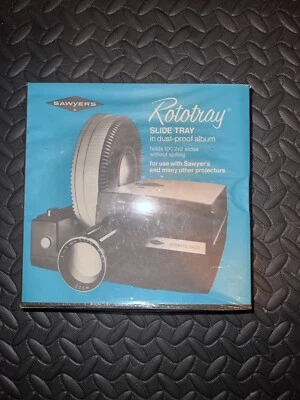 Bandeja deslizable Sawyer’s Rototray 100 vintage sellada 2x2 diapositivas Foto 1 de 2