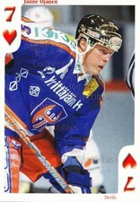 1999-00 Finnish Cardset Aces High Playing Card #45 Janne Ojanen