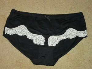 Marie Meili hipster panty-size s-NWT-1 item-black/white - nice/pretty - Picture 1 of 3