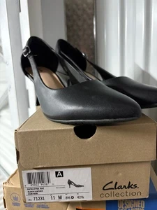 Clarks Women's Leather Kataleyna Step Slingback Pumps Sizee 11M - Picture 1 of 4
