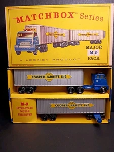 Matchbox M9-A Interstate Double Freighter 1962 In Crisp Original D2 Box - Picture 1 of 17