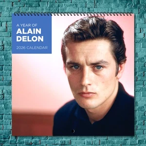 Alain Delon 2026 Hollywood Stars Calendario, Calendario da Parete 12 Mesi - Foto 1 di 4