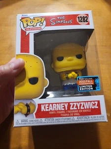 Funko Pop The Simpsons Kearney Zzyzwicz #1282 NYCC FALL CONVENTION 2022 LE READ - Picture 1 of 11