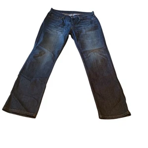 Pantalones de mezclilla Levis para hombre calce estrellado enjuagados azul lavado 33x32 informales ropa de trabajo occidental - Imagen 1 de 8