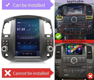 Radio estéreo GPS para automóvil Nissan Navara Pathfinder R51 2008-2012 4 GB + 64 GB CarPlay Foto 1 de 4