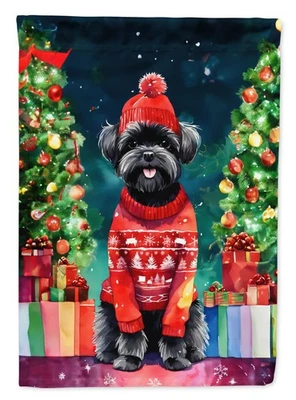 Affenpinscher Christmas Garden Flag DAC3321GF - Image 1 of 4