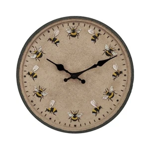 Outdoor Timer Outdoor Clock Bee Pattern Elegant Aesthetics Functional Design - Picture 1 of 20