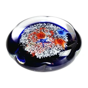 MCM ARTISAN CRYSTAL PAPERWEIGHT FISH EURO CZECH REPUBLIC BLUE 5" HTF VGC! - Picture 1 of 12