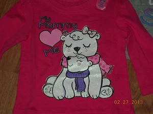 THE CHILDREN'S PLACE 6-9 mos Long Sleeve Graphic Glitter Tops ~ Choose ~ NWT ~ T - Picture 1 of 7