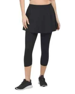 SPANX Booty Boost Skirt With Knee Length Leggings Size Medium Black 50404R - Picture 1 of 5