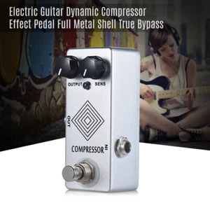 MOSKY Dynamic Compressor Electric Guitar Single Effect Pedal True Bypass - Picture 1 of 8