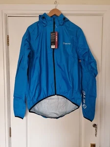 Herren Fahrrad Regenjacke Blau Größe S - Bild 1 von 6