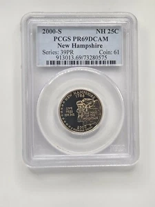 2000-S Proof New Hampshire Statehood Quarter (25C) PCGS PR69 Deep Cameo!!! - Picture 1 of 2