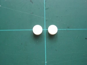 2x 98138 - Lego Fliese 1x1 rund Weiß - Bild 1 von 1