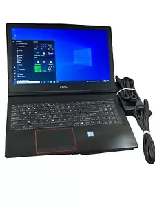 MSI GL63VR Intel i7-7700HQ Quad-Core 2.8GHz 32GB DDR4 512 SSD GTX 1060 Gaming - Picture 1 of 8