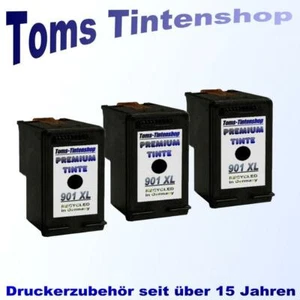 3x 901XL ersetzt ORIGINAL Drucker Patrone HP 901 XL Officejet J4524 J4535 J4580 - Bild 1 von 3