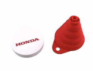 Brandneu Original Honda Öltrichter zusammenklappbar kompakt mit Tragetasche Halter  - Bild 1 von 3