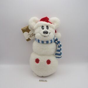 Mickey Mouse C2311C Walt Disney Company Snowman Plush 8" Stuffed Toy Doll